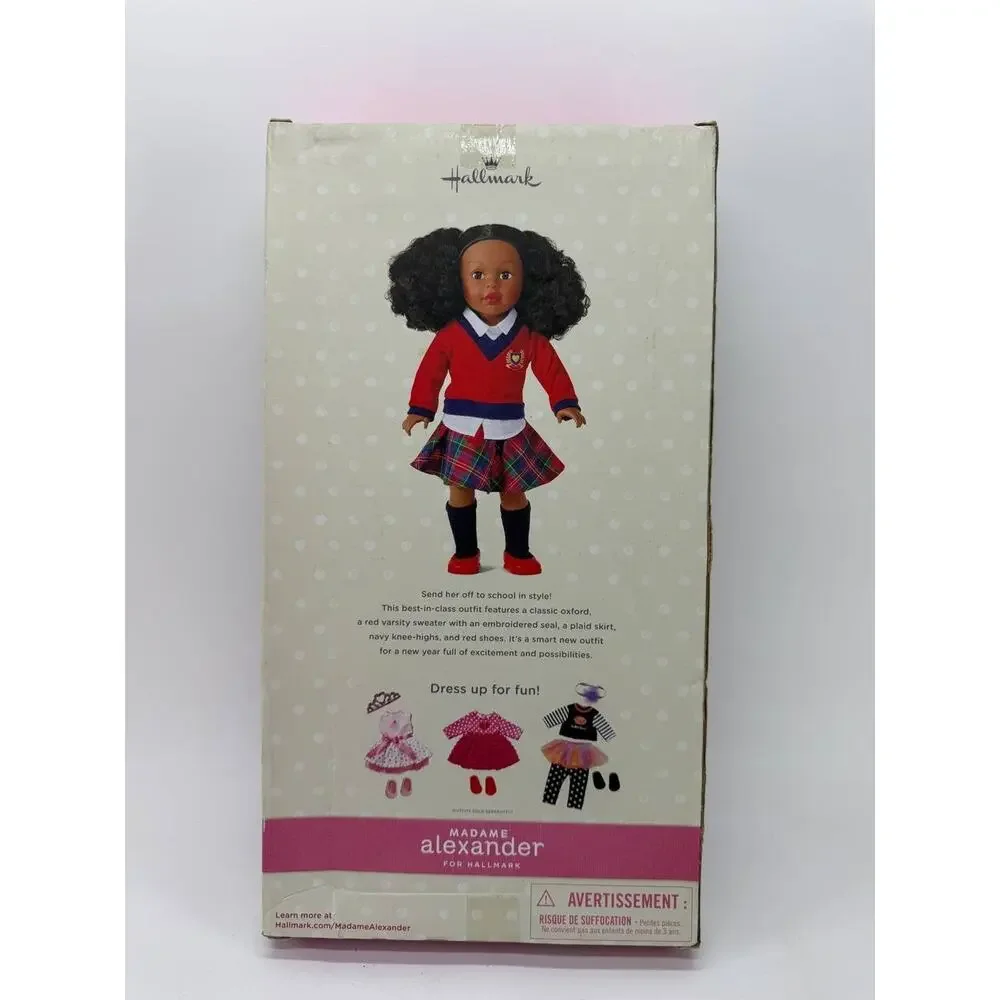 Madame Alexander Hallmark Celebration Girls Back to School 18in Doll Outfit